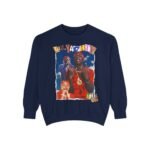 Graphic Crewneck Sweatshirt — Retro Collage Music Poster Design